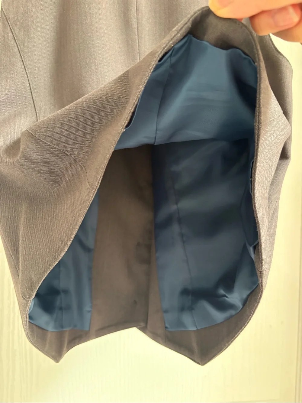 American Atelier Taupe Brown Sleeveless Button Vest - Picture 6 of 8
